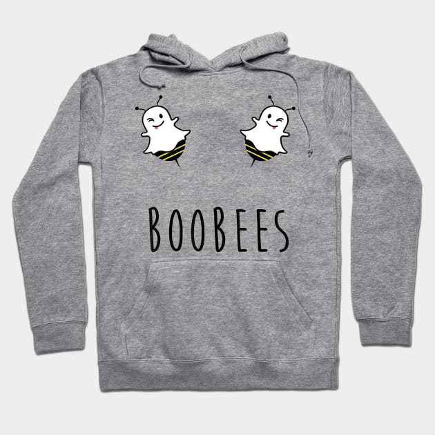 Halloween Funny Boo Bees Hoodie by JaydeMargulies